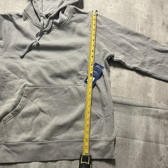 Huk Fishing Hoodie Sweatshirt Mens M Gray Faded Distressed Hooded Soft - Picture 9 of 12